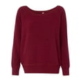 thumbnail image 1 of Bella Canvas 7501 Ladies Sponge Fleece Sweatshirt - Cardinal Triblend - Large, 1 of 2