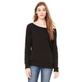 thumbnail image 1 of Bella + Canvas Ladies' Sponge Fleece Wide Neck Sweatshirt - 7501, 1 of 4