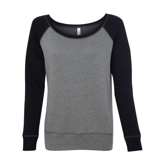 Bella + Canvas 7501 Ladies' Sponge Fleece Wide Neck Sweatshirt