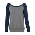 thumbnail image 1 of Bella + Canvas 7501 Ladies' Sponge Fleece Wide Neck Sweatshirt, 1 of 1