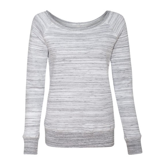 Bella + Canvas 7501 Ladies' Sponge Fleece Wide Neck Sweatshirt
