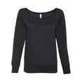 thumbnail image 1 of Bella + Canvas 7501 Ladies' Sponge Fleece Wide Neck Sweatshirt, 1 of 5
