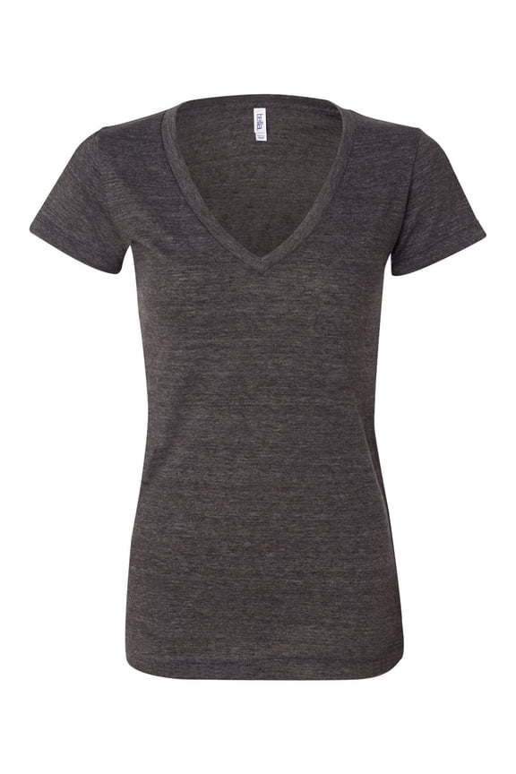 Bella + Canvas 8435 Ladies' Triblend Short-Sleeve Deep V-Neck T-Shirt (2 PACK)