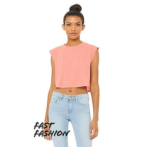 Bella + Canvas 8483B FWD Fashion Ladies Festival Cropped Tank