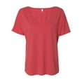 thumbnail image 1 of Bella + Canvas 8815 Ladies' Slouchy V-Neck T-Shirt, 1 of 5