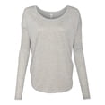 thumbnail image 1 of Bella + Canvas 8852 Ladies' Flowy Long-Sleeve T-Shirt with 2x1 Sleeves, 1 of 1
