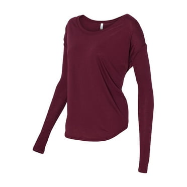 Bella + Canvas 8852 Women's Flowy Long Sleeve T-Shirt