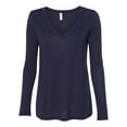 thumbnail image 1 of Bella + Canvas 8855 Ladies' Flowy Long-Sleeve V-Neck, 1 of 1