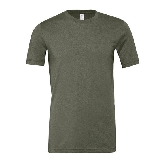 Bella + Canvas Adults Heather Cvc Short Sleeve T-Shirt