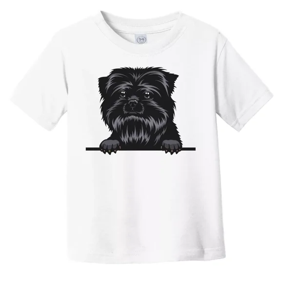 Bella Canvas Affenpinscher Dog Breed Popping Up Cute Toddler T-Shirt