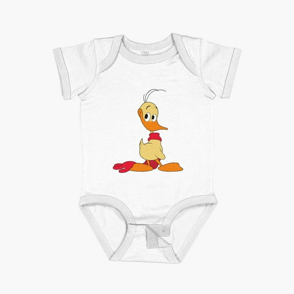 Bella Canvas Alfred J. Quack Short Sleeve Baby One-Piece Newborn Gender Neutral Outfit, Baby Boy Or Girl Bodysuit, Birrthday Gifts