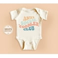 thumbnail image 1 of Bella Canvas with Anti Social Toddler Club, Retro Anti Social Kids Gift, Natural, Introvert, Toddler Club Cute and Cool, Baby Boy or Girl Bodysuit Gift, 1 of 3