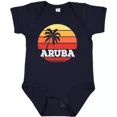 Bella Canvas Aruba Vacation Baby Island Travel One-piece Infant Creeper ...