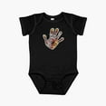 thumbnail image 1 of Bella Canvas Authentic Aboriginal Art - Hand (Bushland Dreaming) Short Sleeve Baby One-Piece Newborn Gender Neutral Outfit, Baby Boy Or Girl Bodysuit, Birrthday Gifts, 1 of 3