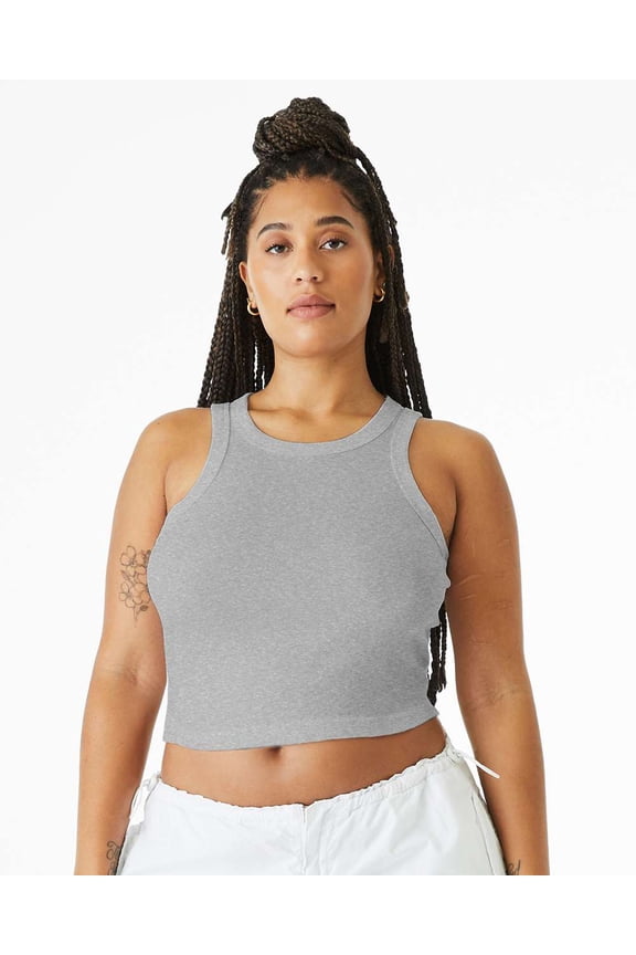 BELLA + CANVAS Women�'s Micro Rib Racer Tank
