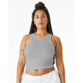 thumbnail image 1 of Bella & Canvas B04006585 Women Micro Rib Racer Tank Top, Athletic Heather - Large, 1 of 5