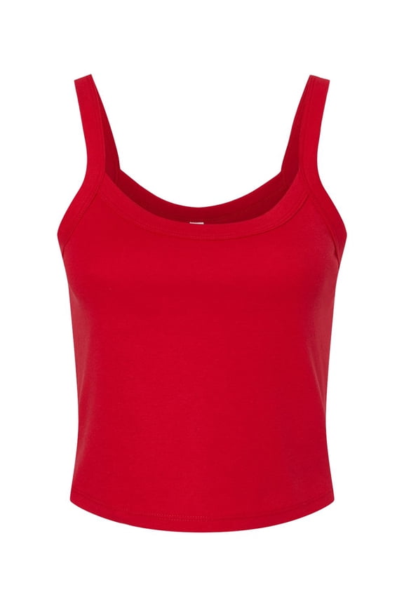 BELLA + CANVAS Women�'s Micro Rib Spaghetti Strap Tank
