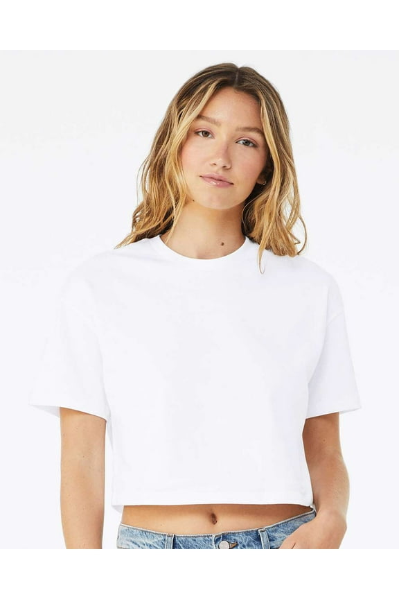 Bella + Canvas Womens Jersey Crop T-Shirt