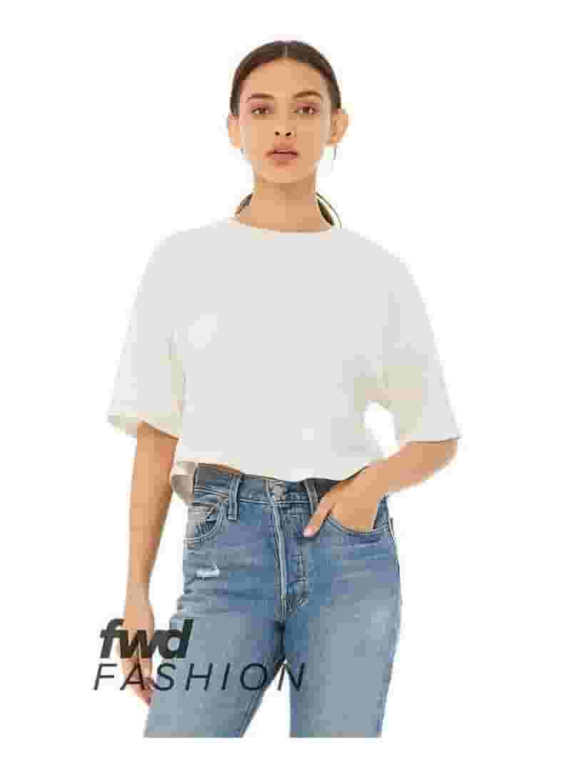 ★KODAK★ Breeze Light Color Film Crop T-Shirt Women IVORY Bella & Canvas B05306246 Women Jersey Crop T-Shirt, Vintage