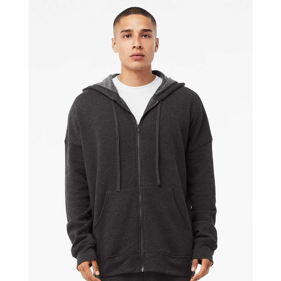 BELLA CANVAS Sponge Fleece DTM Full-Zip Hoodie