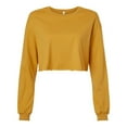 thumbnail image 1 of Bella & Canvas B10306146 FWD Fashion Women Crop Long Sleeve T-Shirt, Mustard - Extra Large, 1 of 2