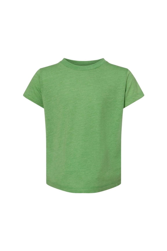 Bella & Canvas B14006544 Toddler Tri-Blend T-Shirt, Green Triblend - Size 4T
