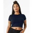thumbnail image 1 of Bella & Canvas B15706656 Women Micro Rib Baby T-Shirt, Solid Navy Blend - Extra Large, 1 of 5