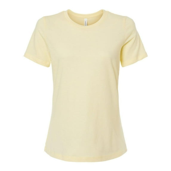 Bella & Canvas B20506387 Women Relaxed Fit Heather CVC T-Shirt, Heather French Vanilla - 2XL