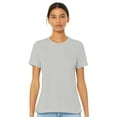 thumbnail image 1 of Bella & Canvas B20506393 Women Relaxed Fit Heather CVC T-Shirt, Heather Silver - Small, 1 of 5