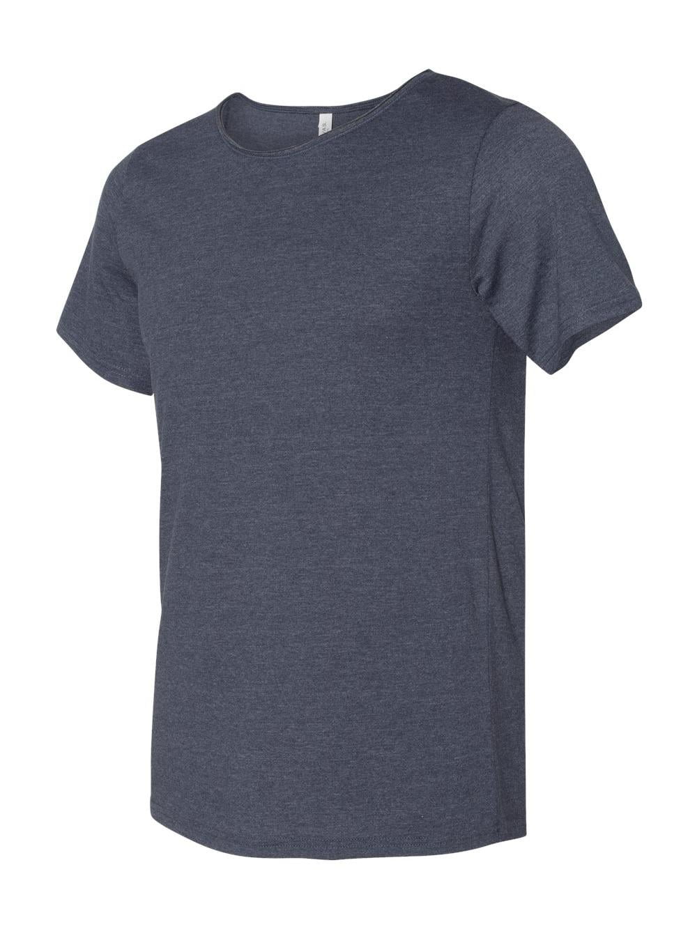 Bella + Canvas B3014 Men's Jersey Raw Neck T-Shirt - Walmart.com