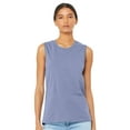 thumbnail image 1 of BELLA + CANVAS - Women's Jersey Muscle Tank - 6003 - Lavender Blue - Size: L, 1 of 5