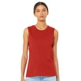 thumbnail image 1 of Bella & Canvas B33406705 Women Jersey Muscle Tank Top, Red - Large, 1 of 5