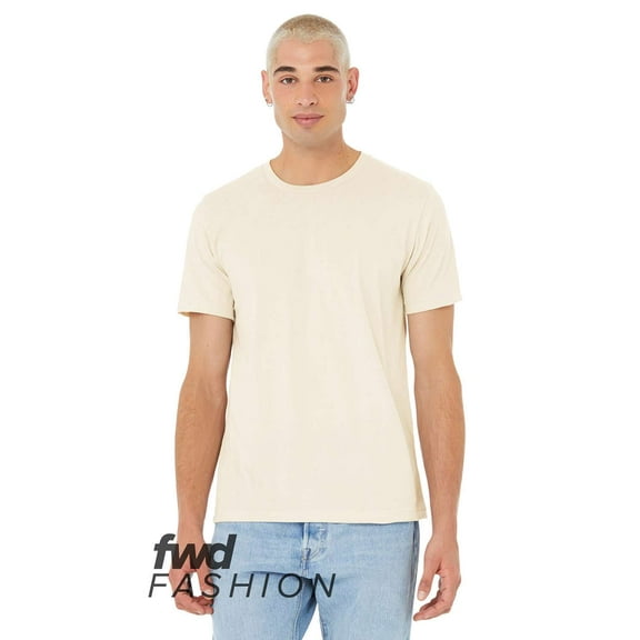 Bella & Canvas B34706245 FWD Fashion Jersey Recycled Organic T-Shirt, Heather Natural - Extra Large