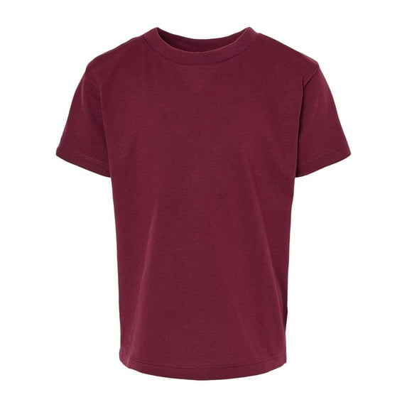 Bella & Canvas B36306075 Toddler Jersey T-Shirt, Maroon - Size 5T