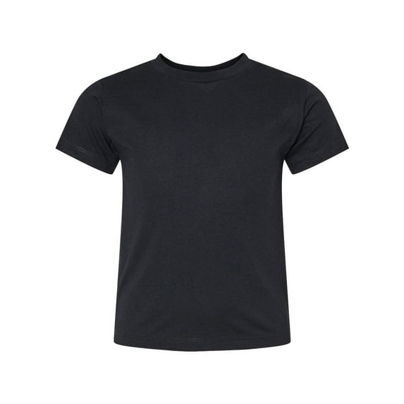 Bella & Canvas B36306083 Toddler Jersey T-Shirt, Solid Black Blend - Size 3T