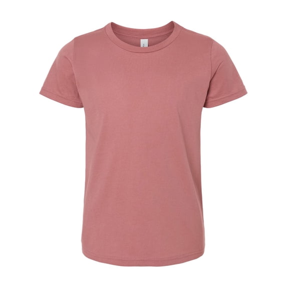 Bella & Canvas B38006334 Youth Jersey T-Shirt, Mauve - Medium