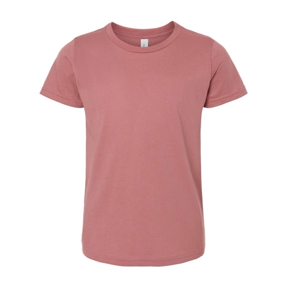 Bella & Canvas B38006334 Youth Jersey T-Shirt, Mauve - Medium
