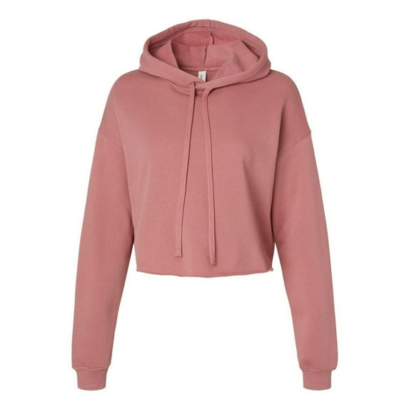 BELLA + CANVAS Women�'s Crop Fleece Hoodie