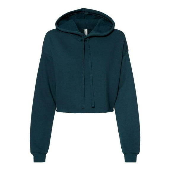 BELLA + CANVAS Women�'s Crop Fleece Hoodie