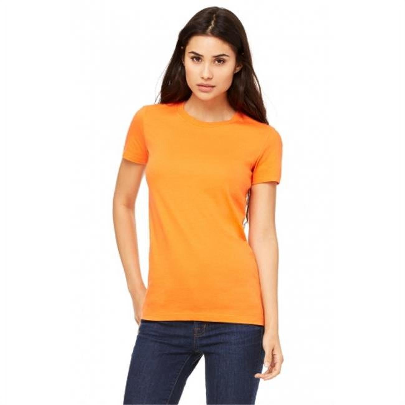 Bella-Canvas B6004 Womens The Favorite Tee, Orange - Small - Walmart.com