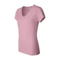 thumbnail image 1 of Bella-Canvas B6005 Womens Jersey Short Sleeve V-Neck Tee - Pink, Extra Large, 1 of 3