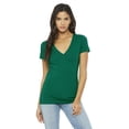 thumbnail image 1 of Bella + Canvas B6035 Ladies Jersey Short-Sleeve Deep V-Neck T-Shirt, 1 of 3