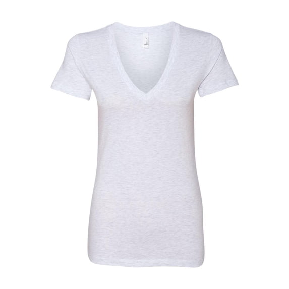 Bella + Canvas B6035 Women's Jersey Deep V-Neck T-Shirt
