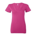 thumbnail image 1 of Bella + Canvas B6035 Women's Jersey Deep V-Neck T-Shirt, 1 of 2