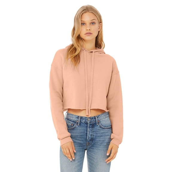 Bella + Canvas B7502 Ladies' Cropped Fleece Hoodie