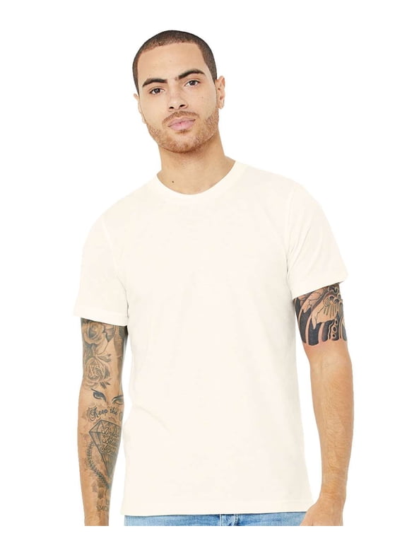 Bella & Canvas B84706123 Tri-Blend T-Shirt, Solid Natural Triblend - Small