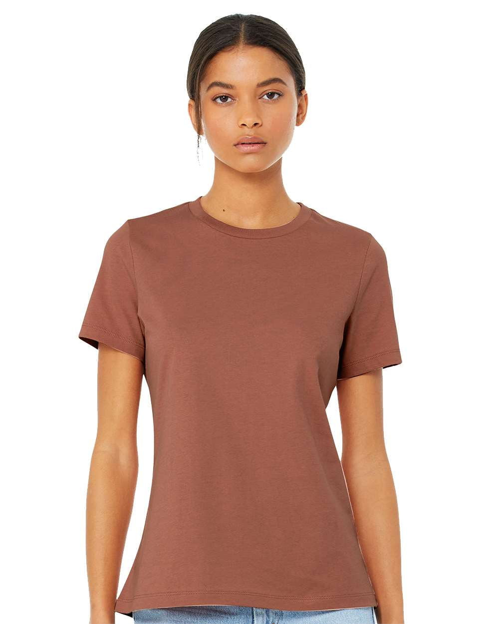 Bella & Canvas B86906185 Women Relaxed Jersey T-Shirt, Terracotta
