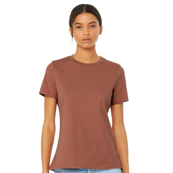 Bella & Canvas B86906187 Women Relaxed Jersey T-Shirt, Terracotta - 2XL