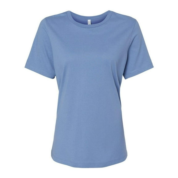 Bella & Canvas B86906855 Women Relaxed Jersey T-Shirt, Carolina Blue - Large