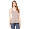 thumbnail image 1 of Ladies' Flowy Racerback Tank, PEBBLE, XS, Pack 2, Womens Tank Tops, 1 of 1